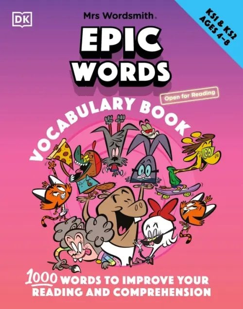 Mrs Wordsmith Epic Words Vocabulary Book, Ages 4-8. Key Stages 1-2