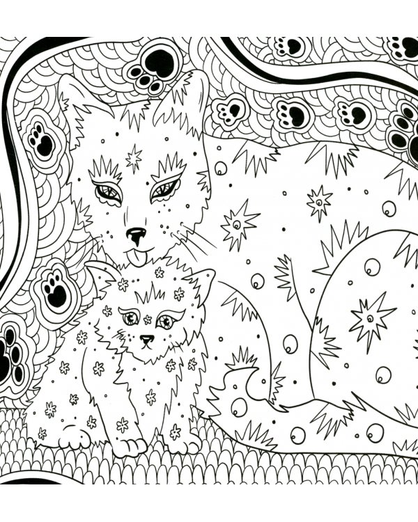 Котята. Раскраска-антистресс для радости и вдохновения