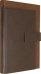Ежедневник полудатированный Шевро, 192 листа, А4, коричневый