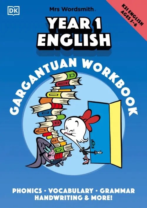 Mrs Wordsmith Year 1 English Gargantuan Workbook, Ages 5-6. Key Stage 1
