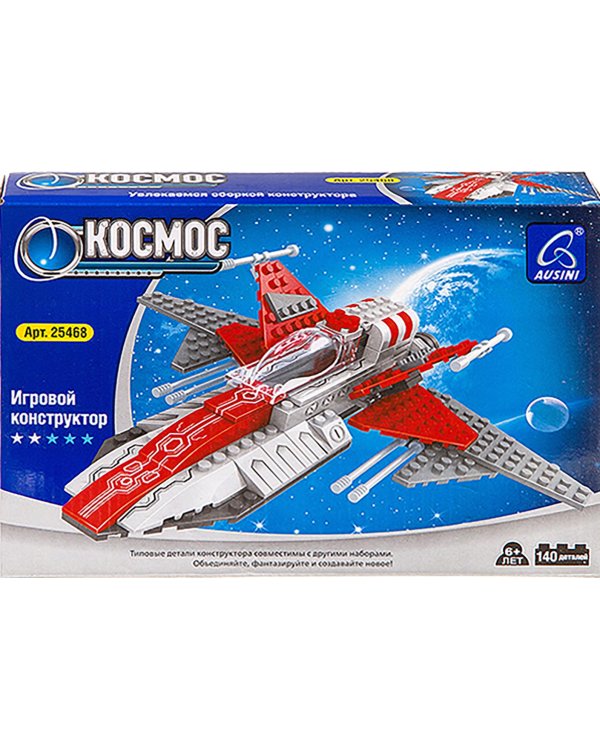 Конструктор Космос, 140 деталей