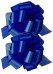 Набор для оформления. Декоративный бант, синий, 2 штуки