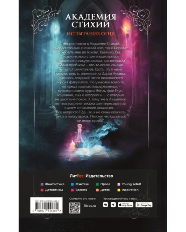 Академия стихий. Книга третья. Испытание огня