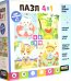 Набор пазлов 4в1 Летние моменты