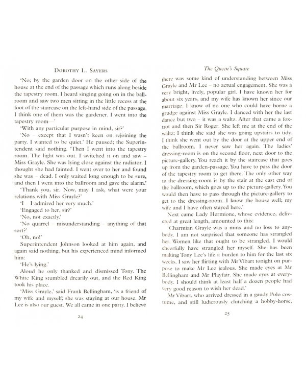 Lord Peter Wimsey Investigates