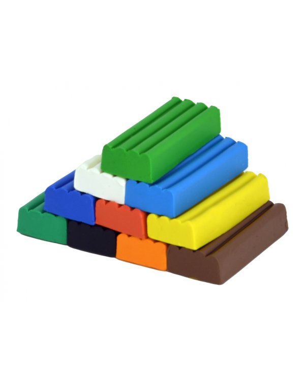 Пластилин Просто-напросто, 10 цветов