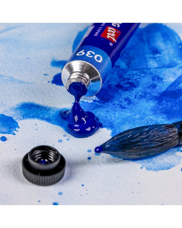 Акварель художественная, 24 цвета, в тубах