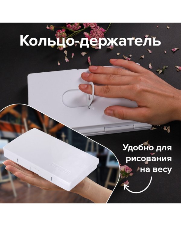 Акварель художественная, 24 цвета, в кюветах