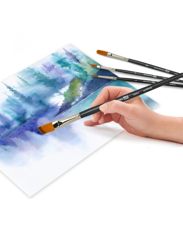 Кисти художественные Art Classic, № 0-20, 12 штук, синтетика