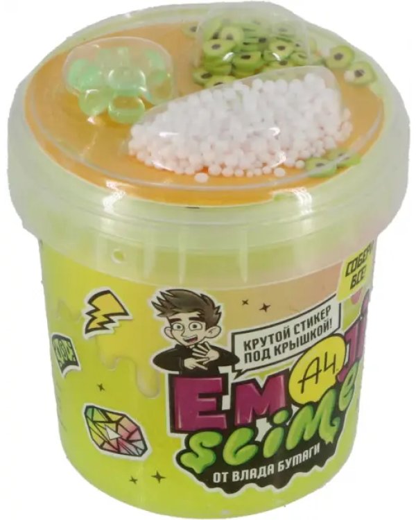 Emoji-slime желтый, Влад А4