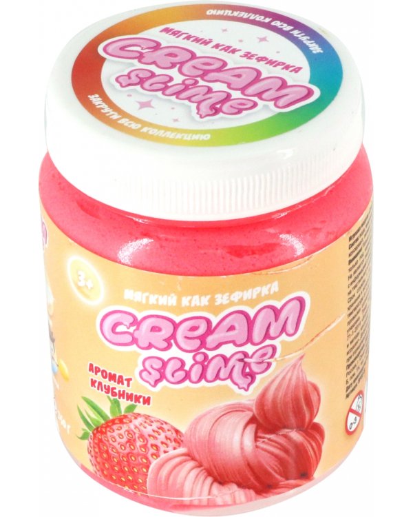 Cream-Slime с ароматом клубники