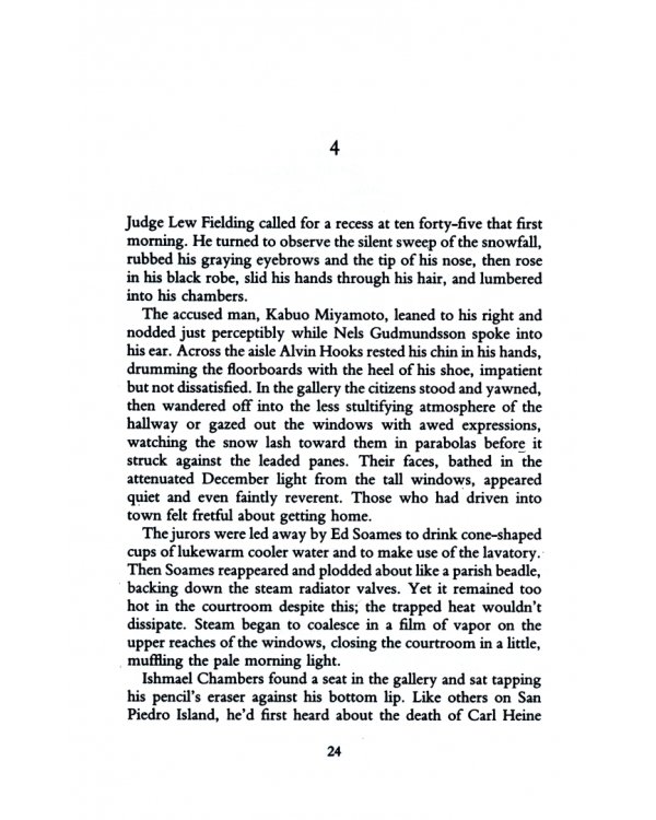 Snow Falling on Cedars