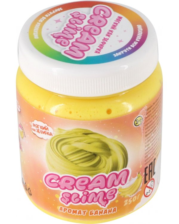 Cream-Slime с ароматом банана
