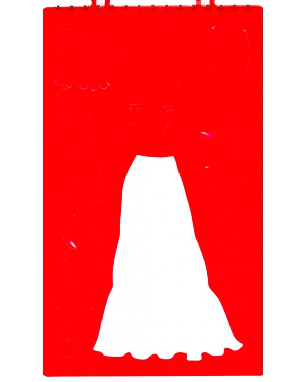 Книга с наклейками и трафаретами. Альбом дизайнера. Супермодель