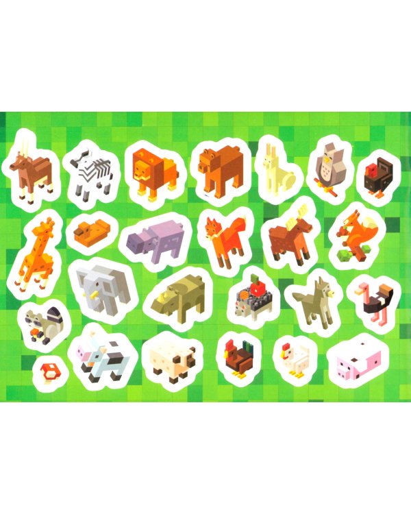 100 наклеек. Моя пиксельная вселенная