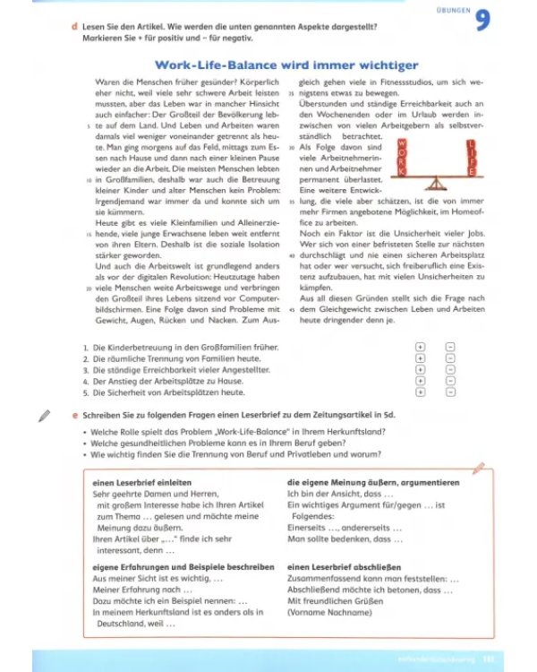 Linie 1 B2.2. Deutsch in Alltag und Beruf. Kurs- und Übungsbuch Teil 2 mit Audios und Videos