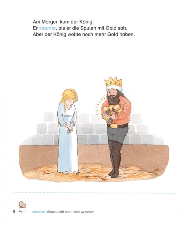 Rumpelstilzchen für Kinder mit Grundkenntnissen Deutsch + Online-Angebot