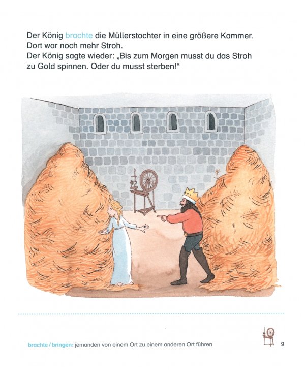 Rumpelstilzchen für Kinder mit Grundkenntnissen Deutsch + Online-Angebot