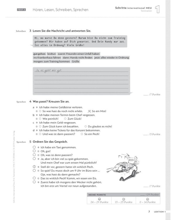 Schritte international Neu 3+4. Testtrainer mit Audio-CD. Kopiervorlagen. Deutsch als Fremdsprache