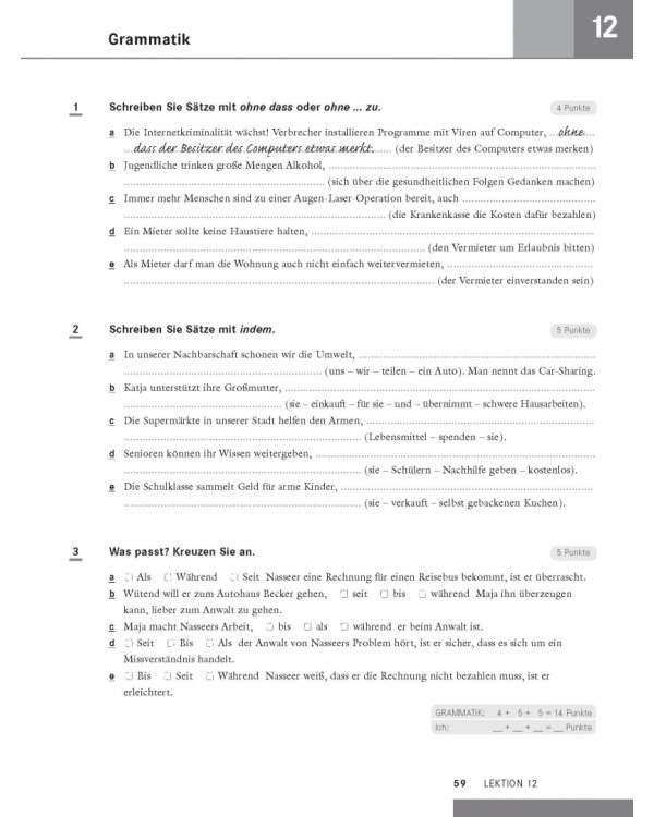 Schritte international 5+6. Intensivtrainer mit Audio-CD zu Band 5 und 6. Deutsch als Fremdsprache