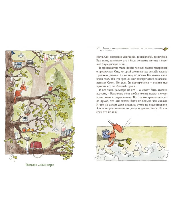 Бельчонок, Медведь и охапка приключений