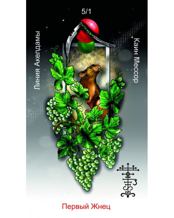 Оракул Каина. Жнеца Левой Стороны, 52 карты + книга