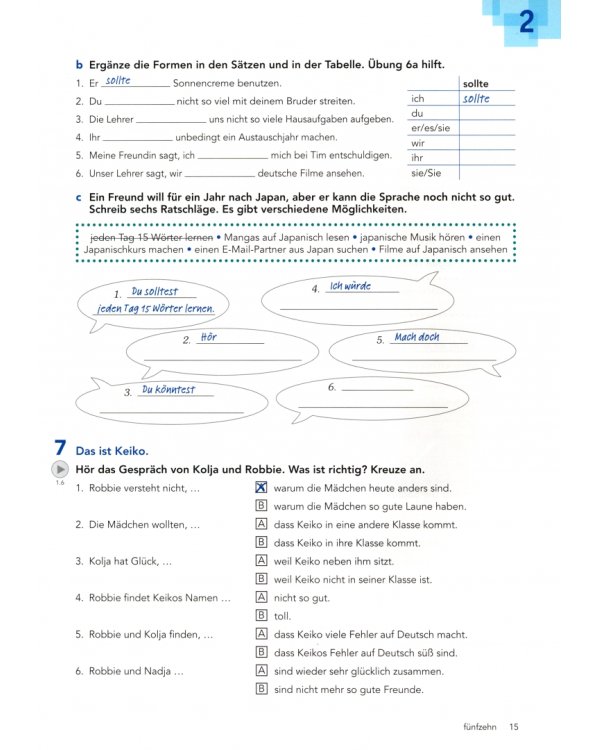Logisch! neu B1. Deutsch für Jugendliche. Arbeitsbuch mit Audios