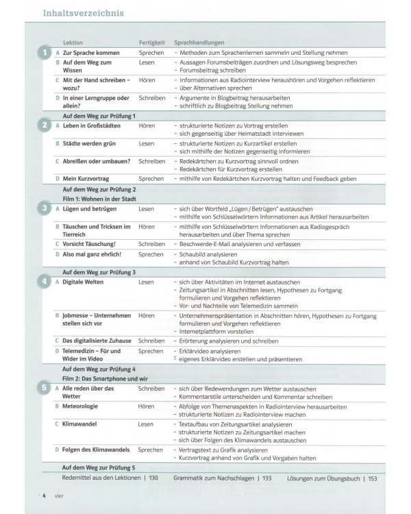 Kompass DaF B2.1. Deutsch fur Studium und Beruf. Kurs- und Ubungsbuch mit Audios-Videos. Teil 1