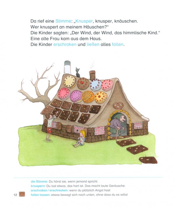 Hänsel und Gretel für Kinder mit Grundkenntnissen Deutsch + Online-Angebot