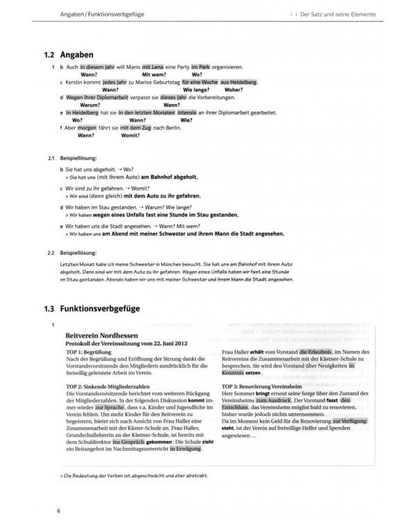 Klipp und Klar. Lösungen Übungsgrammatik Mittelstufe B2-C1