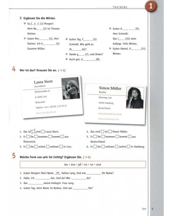 Netzwerk A1. Intensivtrainer