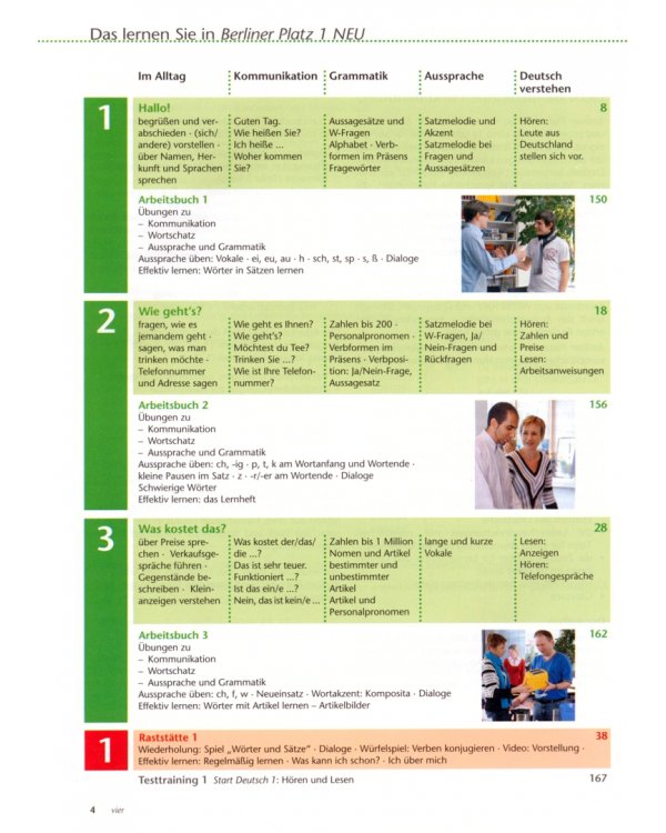 Berliner Platz 1 NEU. Deutsch im Alltag. Lehr- und Arbeitsbuch mit 2 Audio-CDs zum Arbeitsbuchteil