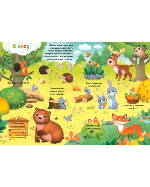 Книга с окошками. Где моя мамочка?