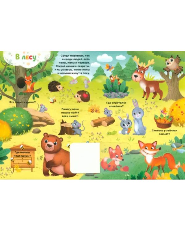 Книга с окошками. Где моя мамочка?