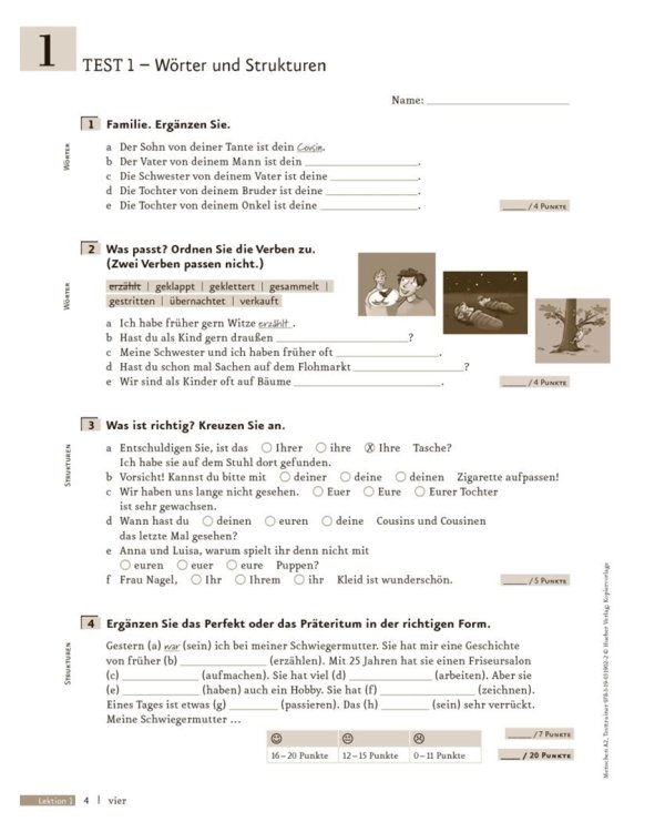 Menschen A2. Testtrainer mit Audio-CD. Kopiervorlage. Deutsch als Fremdsprache