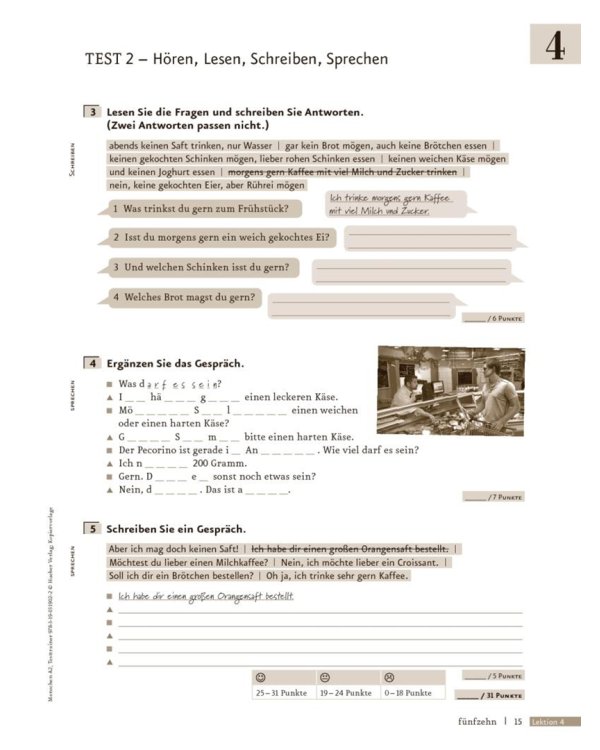 Menschen A2. Testtrainer mit Audio-CD. Kopiervorlage. Deutsch als Fremdsprache