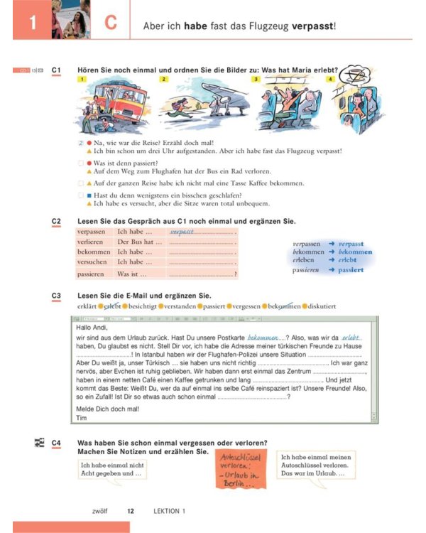 Schritte international 3. Kursbuch + Arbeitsbuch + Audio-CD zum Arbeitsbuch und interaktiven Übungen