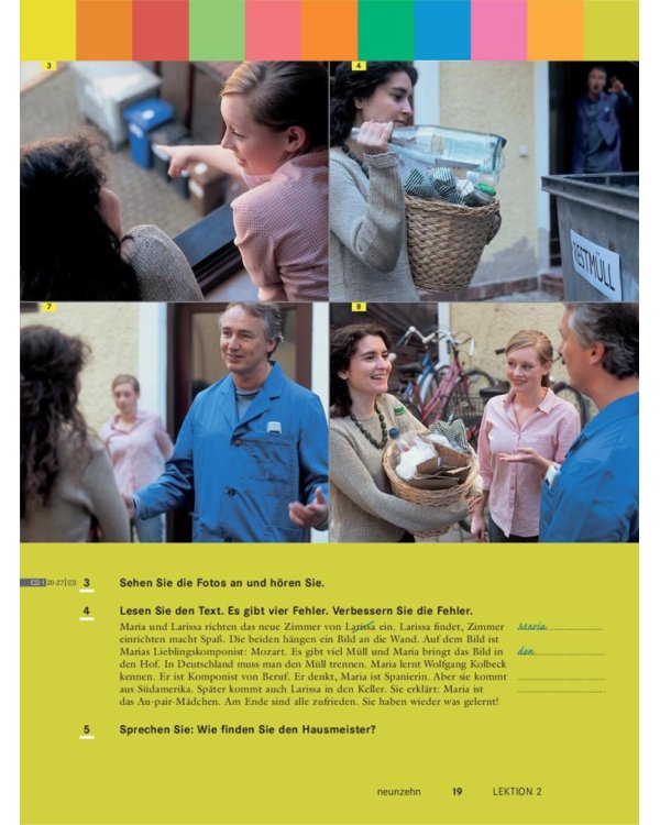 Schritte international 3. Kursbuch + Arbeitsbuch + Audio-CD zum Arbeitsbuch und interaktiven Übungen