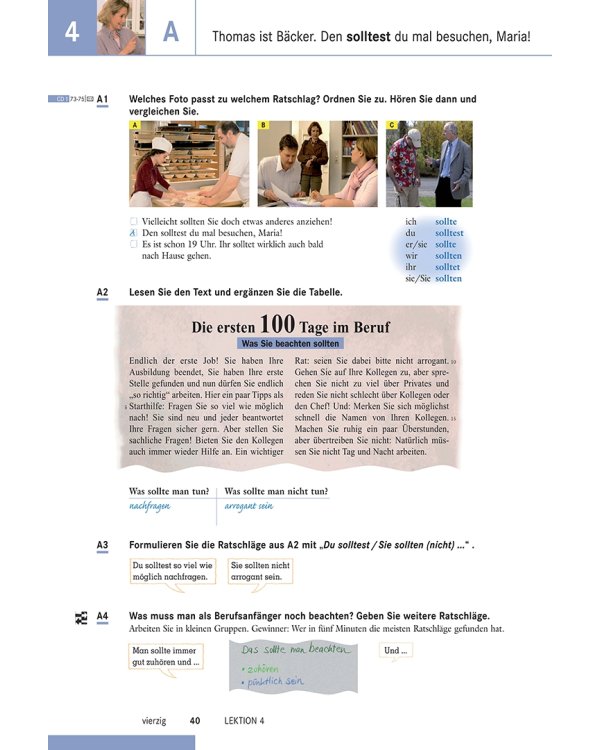 Schritte international 3. Kursbuch + Arbeitsbuch + Audio-CD zum Arbeitsbuch und interaktiven Übungen