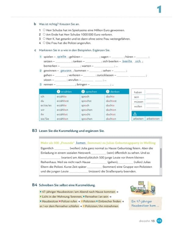 Schritt für Schritt zum DTZ. Kursbuch + Arbeitsbuch. Deutsch als Zweitsprache
