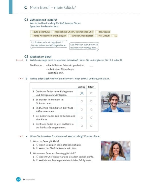 Schritt für Schritt zum DTZ. Kursbuch + Arbeitsbuch. Deutsch als Zweitsprache