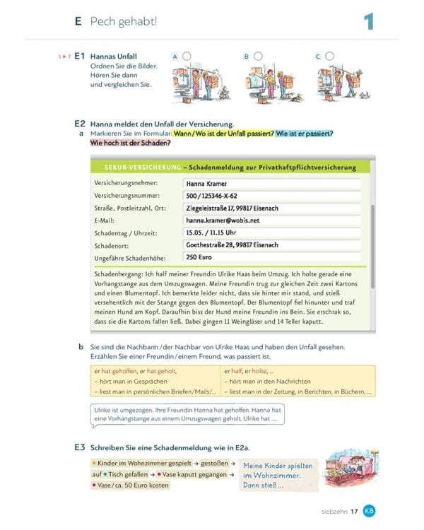 Schritt für Schritt zum DTZ. Kursbuch + Arbeitsbuch. Deutsch als Zweitsprache