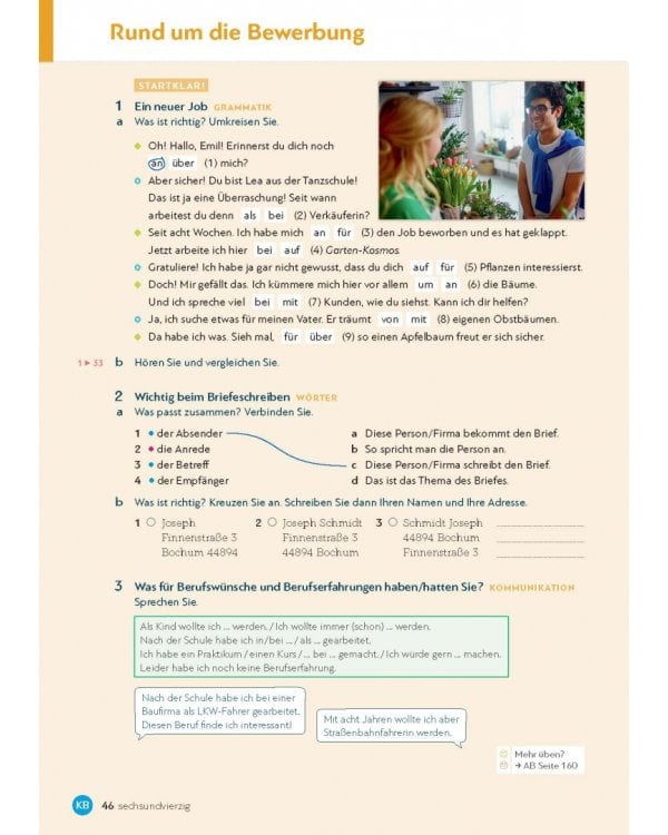 Schritt für Schritt zum DTZ. Kursbuch + Arbeitsbuch. Deutsch als Zweitsprache