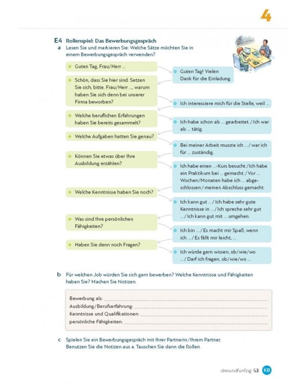 Schritt für Schritt zum DTZ. Kursbuch + Arbeitsbuch. Deutsch als Zweitsprache