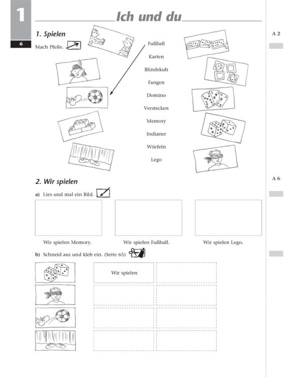 Tamburin 1. Arbeitsbuch. Deutsch für Kinder. Deutsch als Fremdsprache