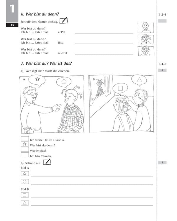 Tamburin 1. Arbeitsbuch. Deutsch für Kinder. Deutsch als Fremdsprache