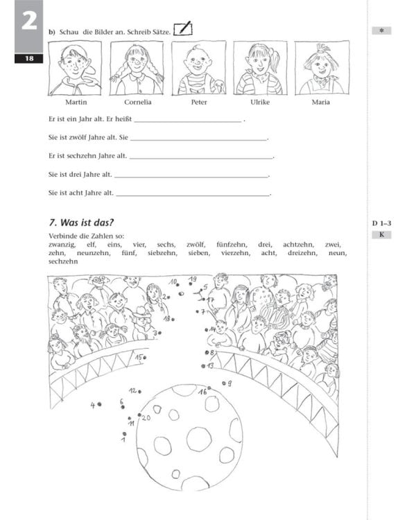 Tamburin 1. Arbeitsbuch. Deutsch für Kinder. Deutsch als Fremdsprache