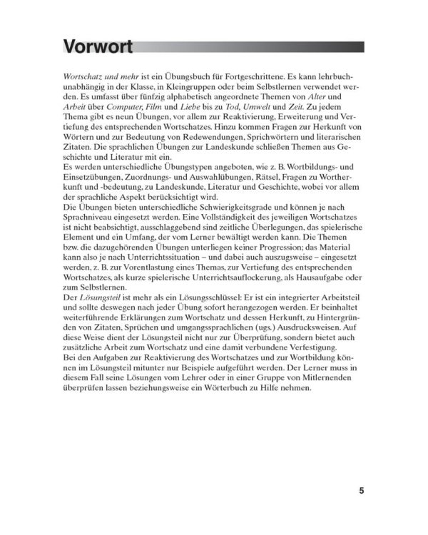 Deutsch uben. Wortschatz und mehr. Übungen für die Mittel- und Oberstufe