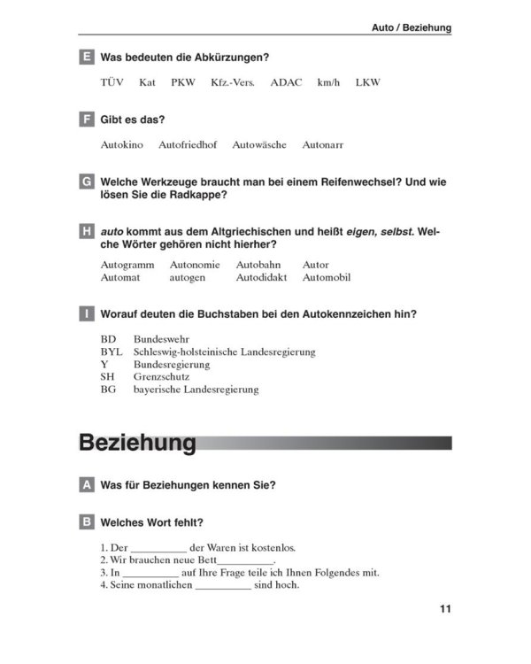 Deutsch uben. Wortschatz und mehr. Übungen für die Mittel- und Oberstufe