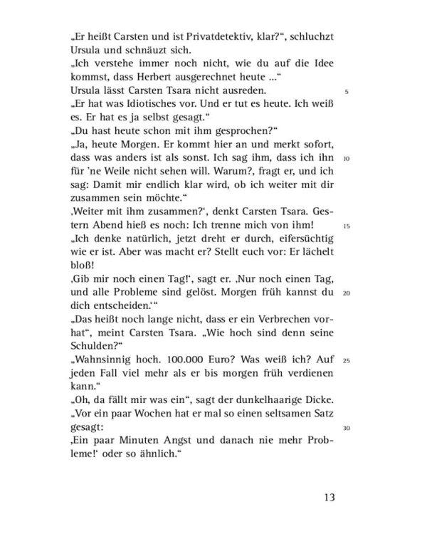 Schöne Augen. Leseheft. Carsten Tsara ist verliebt. Deutsch als Fremdsprache